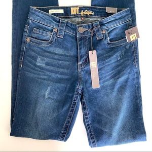 KUT sammie cut straight leg jeans